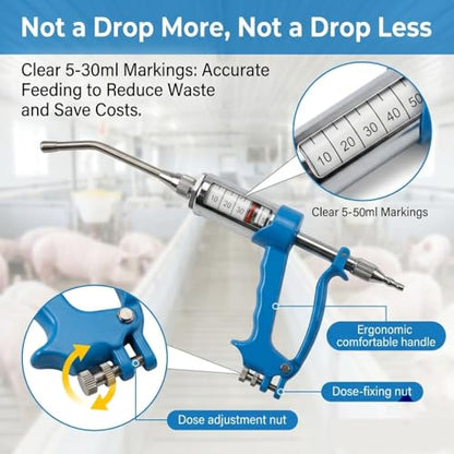 50ml Adjustable Metal Liquid Feeding Dispenser