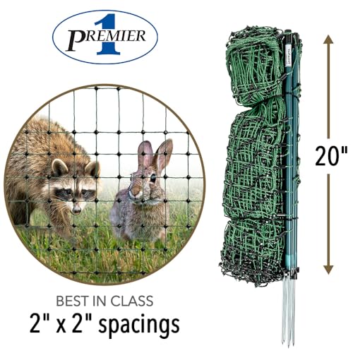 Premier 1 VersaNet® Plus, Garden Electric Fence – 20" H x 100'L