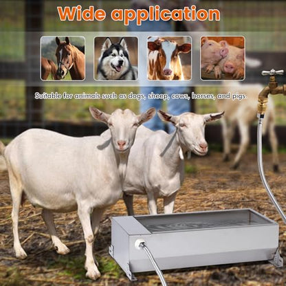 Automatic Dog Water Bowl Dispenser for Large Dogs Outdoor Auto Fill