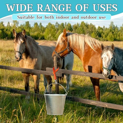 Nylon Horse Bucket Strap for Outdoor Feeders,Colourful,10 Pcs - color: Colourful