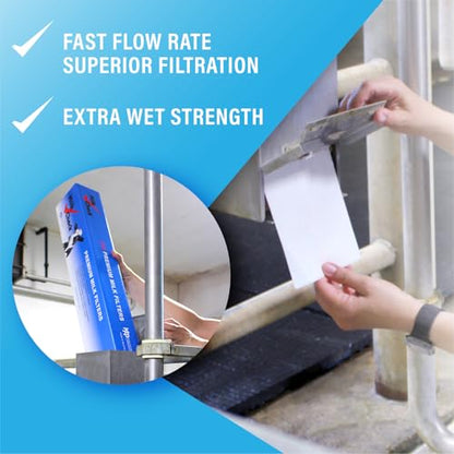 Milk Check – Premium Milk Filter Sock 2 ¼" x 12" 1 [CASE - 800 Filters] - style: 2 1/4 x 12"