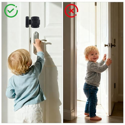 WellMade 2 Pack Heavy Duty Rotating Bolt Latch, 180° Double Sided Security Slide Lock – Zinc Alloy & Steel, Rustproof Gate Latch for Doors, Fences, Barns & Pet Enclosures