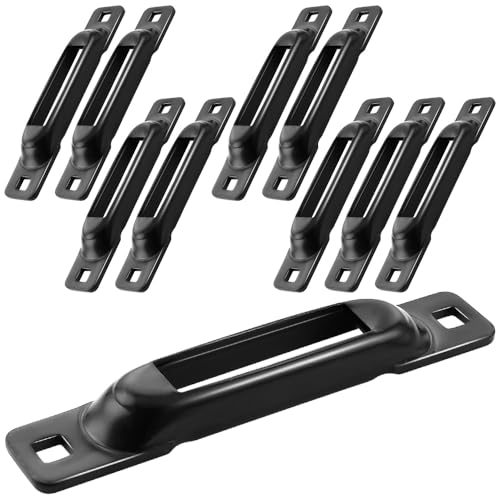 E Track Single Slot 10 Pack 3.5mm Heavy Duty Steel E Track Single Anchors with 1,000 lbs Working Load Limit and 3,000 Lbs BS Compatible with All E Track Accessories E Track Single Rail