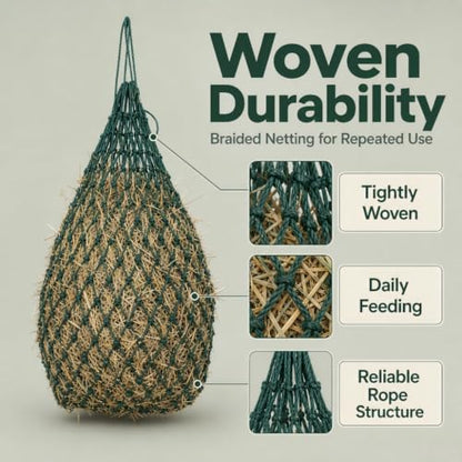 Heavy-Duty Hay Bags (Pack of 2) Hay Nets for Horses and Livestock