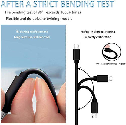 Micro USB Charging Cable Cord Wall Charger Compatible for Beats by Dr Dre Studio Solo Powerbeats 3 2 1 Wireless Headphone, Sony SRS-XB41 XB12 XB20 XB21 XB22 XB31 XB32 XB01 XB10, SRS X3 X2 Speaker 3FT - size: 3.3 Feet