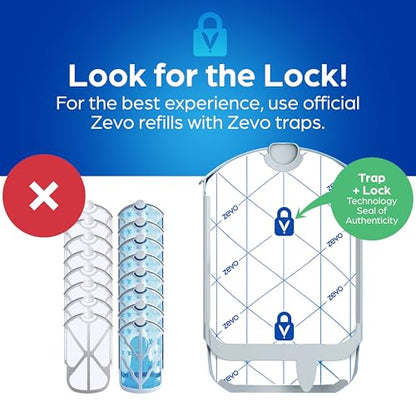 Zevo Flying Insect Trap Refill Cartridges for Fruit Flies & Gnats, 12 Count - style: 12 Refill Cartridges