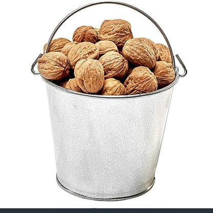 2 Quart Galvanized Steel Pail, Metal Bucket - color: 2 Quart Steel Pail