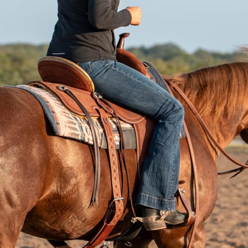 Classic Equine ESP Contour Blanket Top Pad, 3/4-inch, Navy-Peacock, 32 x 34