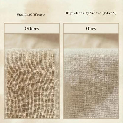 6 Pack Cheesecloth 20 X 20 Inch Grade 100+ Natural Unbleached Cotton Muslin | For Straining Cooking, Baking, Yogurt, Juicing, Seafood Boils, Tofu, Soy & Nut Milk Making, Fine Mesh Fabric