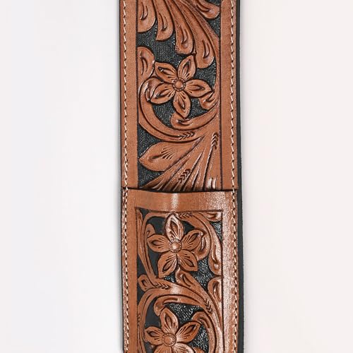 HILASON Horse Western Carved Leather Rear Flank Back Cinch Girth Saddle Billets Comfytack | Billet Strap