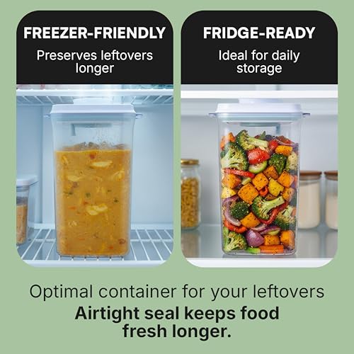 Bop Top Airtight Food Storage Containers | Pop-Top Lid | 16.5 Cups / 135 Oz - color: Single: 135 oz