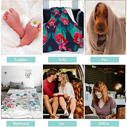 Fleece Blanket Cute Sheep Lightweight Ultra-Soft Micro Throw Blanket for Sofa Couch Bed Camping Travel - Super Soft Cozy Microfiber Blanket 50"X40" - color: Sheep (Grey), size: 50"x40"