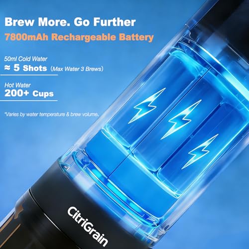 Portable Espresso Machine, Travel Coffee Maker with Bag & Stand
