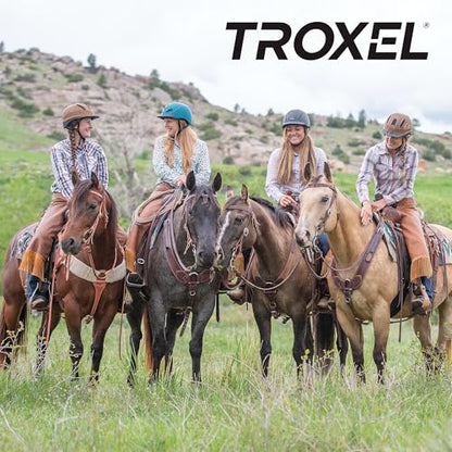 Troxel Troxel Dakota Horseback Riding Helmet - color: Grizzly Brown, size: Medium