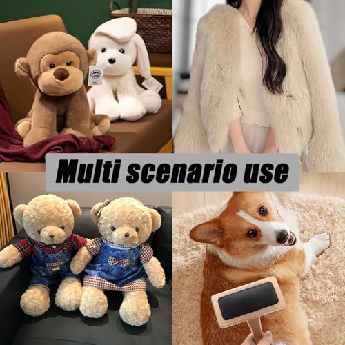 Yinluluna 2 Pcs Wool Carders, Needle Felting and Pet Grooming Tools, Black - color: Black