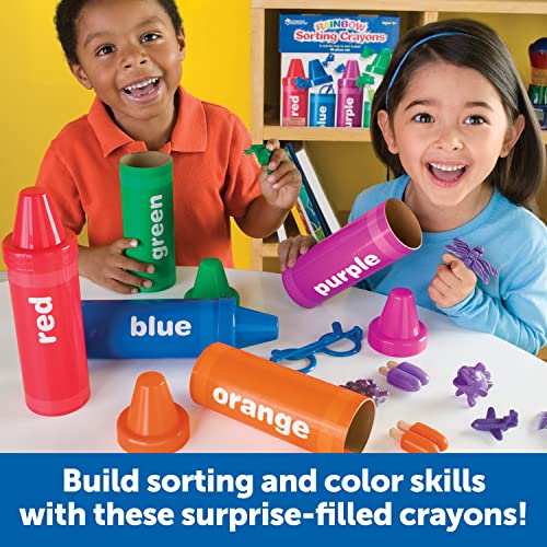 Learning Resources Rainbow Sorting Crayons