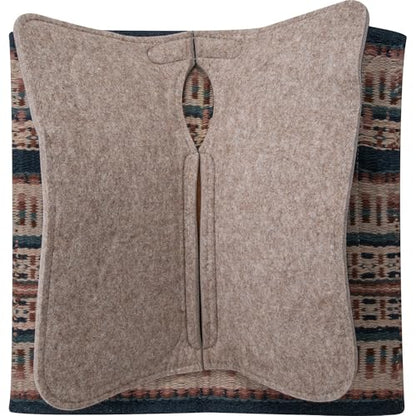 Classic Equine ESP Contour Blanket Top Pad, 3/4-inch, Navy-Peacock, 32 x 34