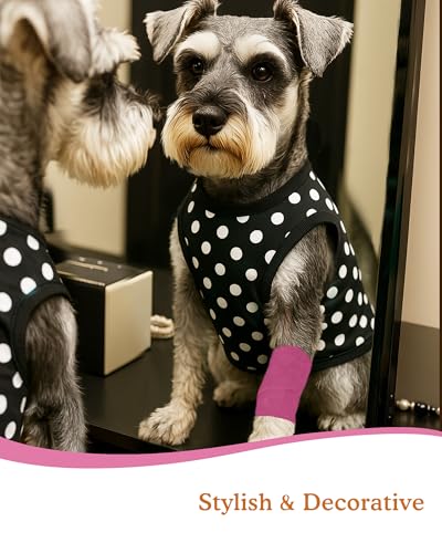 Self-Adhesive Vet Bandage Wrap, First Aid for Dogs & Horses