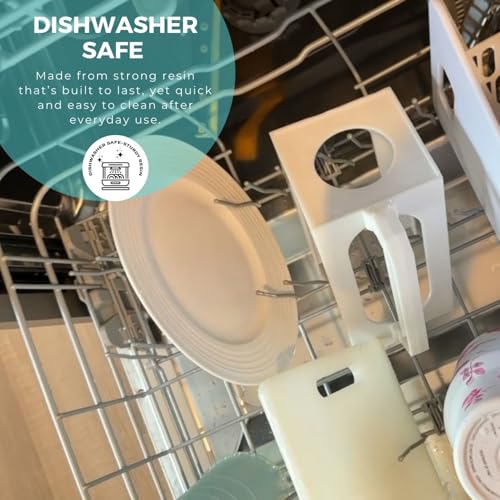 Carton Caddy XL Half Gallon Milk Carton Holder with Handle, Juice Box, Soda Bottle and Milk Half Gallon Holder with Handle, Rust Free, Dishwasher Safe, Reusable, Easy to Clean, Ergonomic (2 Pack) - size: 2 Pack