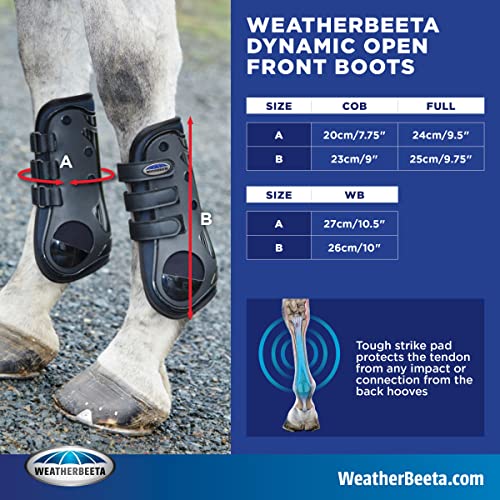 WeatherBeeta Dynamic Open Front Boots, White, Cob - size: Cob
