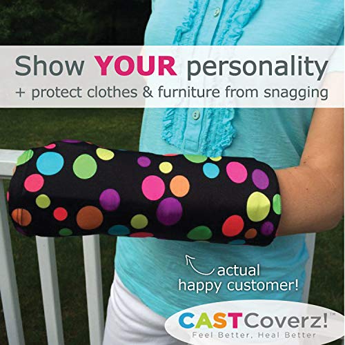 CastCoverz! Designer Arm Cast Cover - Checkerboard - Large Short: 13" Length X 13" Circumference - Removable and Washable - Made in USA - color: Checkerboard, size: Large (Pack of 1)
