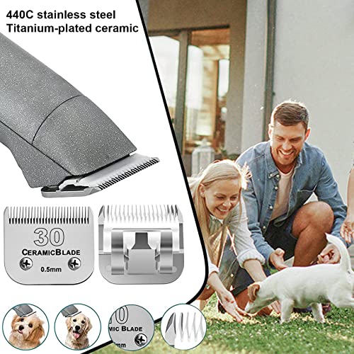 #30 Blade Dog Grooming Replacement Blades Compatible with Andis/Wahl/Oster - color: 3pcs #30