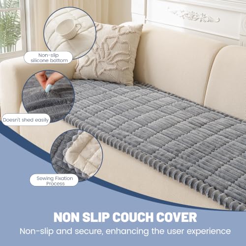 Waterproof Couch Cover for Dogs Washable (Grey, 27.6" x 82.6") - color: Waterproof Grey, size: 27.6"x 82.6"