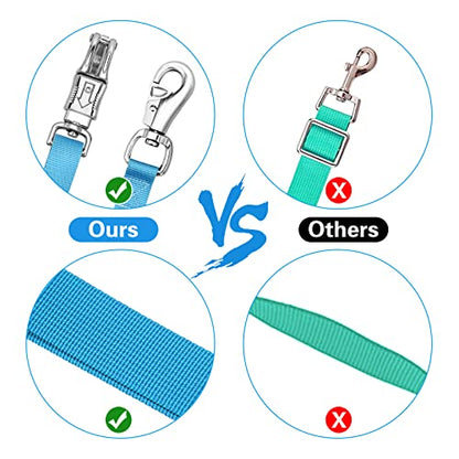 Cross Ties for Horse, Heavy Duty Nylon Trailer Tie - color: Blue