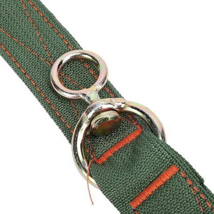 Cattle Collar, Nylon Thickened Heavy Duty Cow Show Collar with Metal Buckle and Traction Chain, Heavy Duty Cattle Show Collar Collar Thickened Neck Wrap for Horse Dog (Large Size)