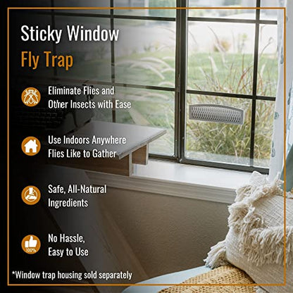 Dr. Killigan's Replacement Traps for The Fly Inn, 6 Sticky Trap Refills