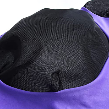 Stretchy Horse Fly Mask with Ears, Large Eye Space Violet Cob - color: Violet, size: Cob