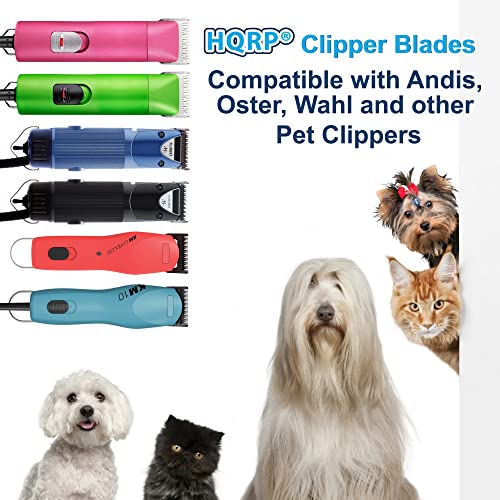 HQRP Animal Clipper Blade Compatible with Oster Size-5FC CryogenX Professional Pet Grooming Coaster - size: Size-5FC