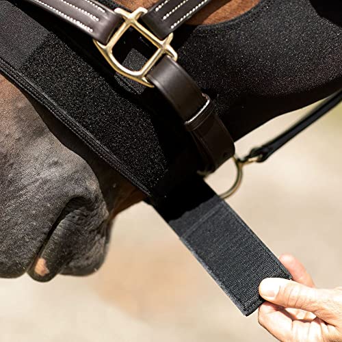 Dura-Tech Pull-On Horse Slicker Hood | Lightweight 4 Way Stretch Lycra | Ideal for Spring and Summer | Fleece Lined Nose for Comfort | Large Eye Holes for Secure Fit - size: X-Large