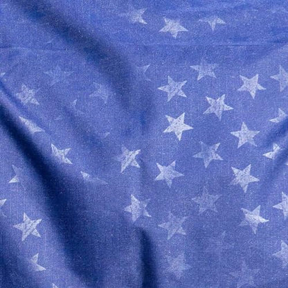 Jeffers Poplar Head Origin 600 Denier Turnout Blanket | 240 Gram Polyfill | Waterproof, Breathable, Horse Blanket for Cold Weather | Navy with Star Print, Adjustable Straps, Fits 84" - size: 84 in