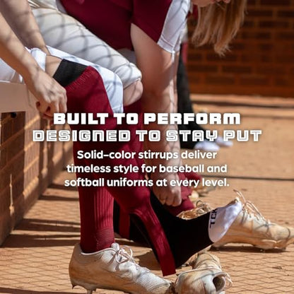 TCK Striped Baseball Stirrups - 7 Inch Cut USA Made - color: Black/White/Gold, size: Medium