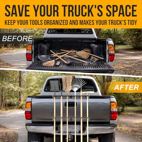 Utility Trailer Tool Rack, 4Pcs 3 Hole Shovel Holder - size: 4Pcs 3 Hole Tool Rack