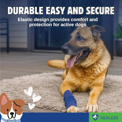 Healers PetCare Dog Leg Wrap with Gauze Insert, Medium 24-Inch - size: Medium, 24-Inch