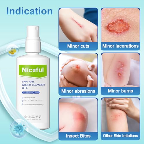 First Aid Antiseptic Spray Sting-Free Wound Cleanser 2.7fl oz(Pack of 2) - size: 2.7 Fl Oz(Pack of 2)
