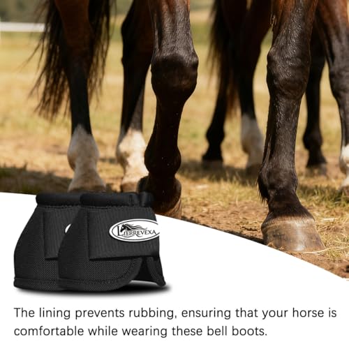 Ballistic Nylon Horse Bell Boots Large - Overreach Protection - size: Large