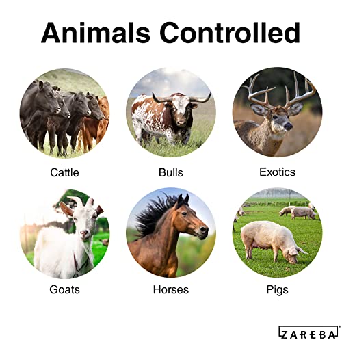 Zareba 75 Mile AC Powered Low Impedance Electric Fence Charger - Plug In Electric Fence Charger - Contain Bulls, Cattle, Pigs, Exotics, Horses & More - Keep Predators Out - EAC75M-Z - size: 1-(Pack)