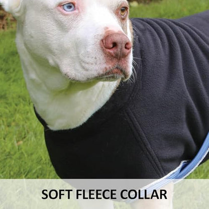 Dura-Tech Heavy Fleece Dress Dog Coat | Plush Warmth for Chilly Barn Nights | Ideal for Horse & Equestrian Enthusiasts
