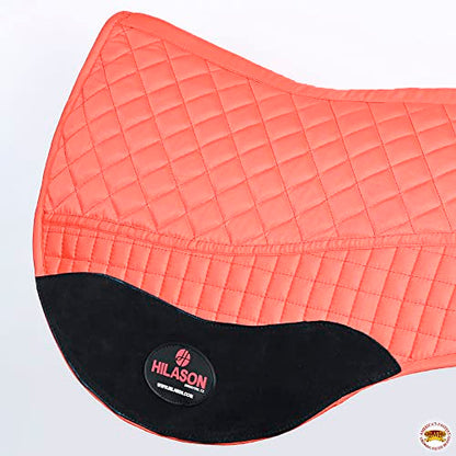 HILASON Western All Purpose Horse English Saddle Pad | All-Purpose - color: Orange