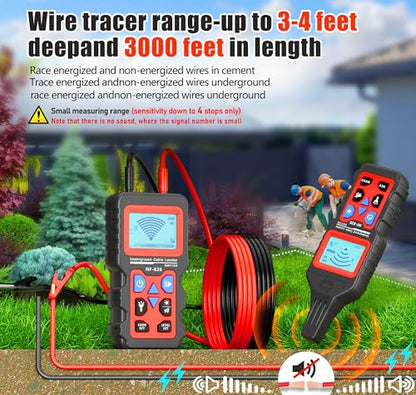NF-826 Underground Wire Locator Buried Cable Tracer Tone Generator