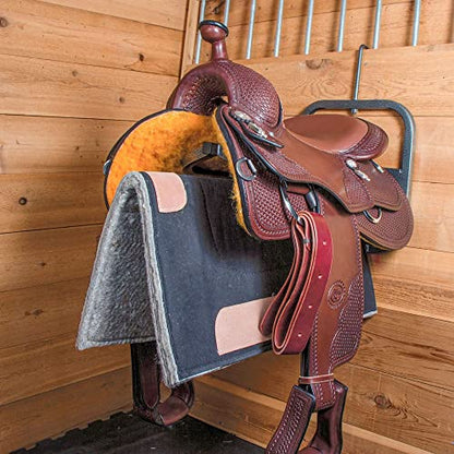 EASY-UP Pro Series Hook Over Saddle Rack with Pad Bar | Heavy-Duty & Versatile | Durable Construction | Unlimited Hanging Options | Easy Setup & Storage | 7-Year Warranty