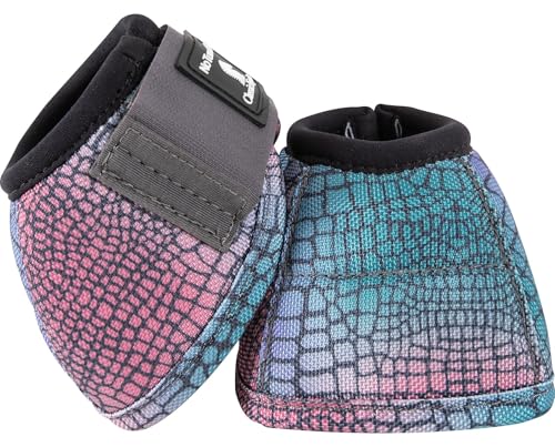Classic Equine Dyno Turn Bell Boots - color: Gator, size: Small