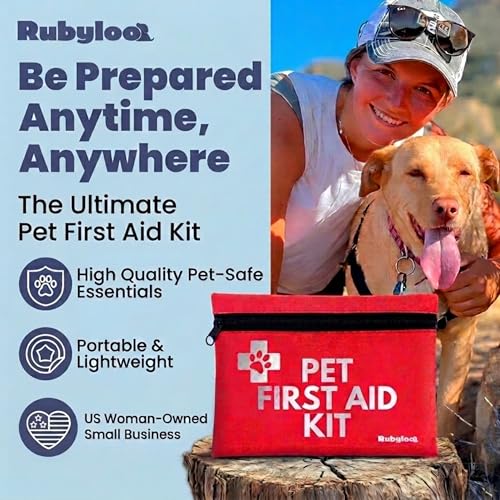 Dog First Aid Kit - Vet-Approved Emergency Kit for Dogs & Cats - Travel - size: Travel Kit