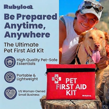 Dog First Aid Kit - Vet-Approved Emergency Kit for Dogs & Cats - Travel - size: Travel Kit