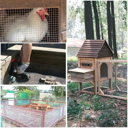 Black Hardware Cloth 20'' x 20' PVC Steel Vinyl Coated 1/4 inch Galvanized Wire Mesh Roll (23 GA) Chicken Wire Fence Roll, for coop Fences,Screen mesh, Rabbit/Snake Fences, Poultry enclosures, etc. - color: 23(GA)-1/4inch, size: 20In x 20Ft