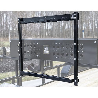 Buyers Products LT46 Vertical Rack for Enclosed Landscape Trailers & Garage or Shed Walls Holds 5 Hand Tools, Accessories For Open & Closed Landscape Trailers, Landscape Tools