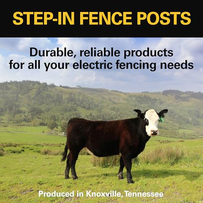 Zareba Step-In Electric Fence Posts, 4 ft, 50 Pack, Black - style: 50 Black Posts